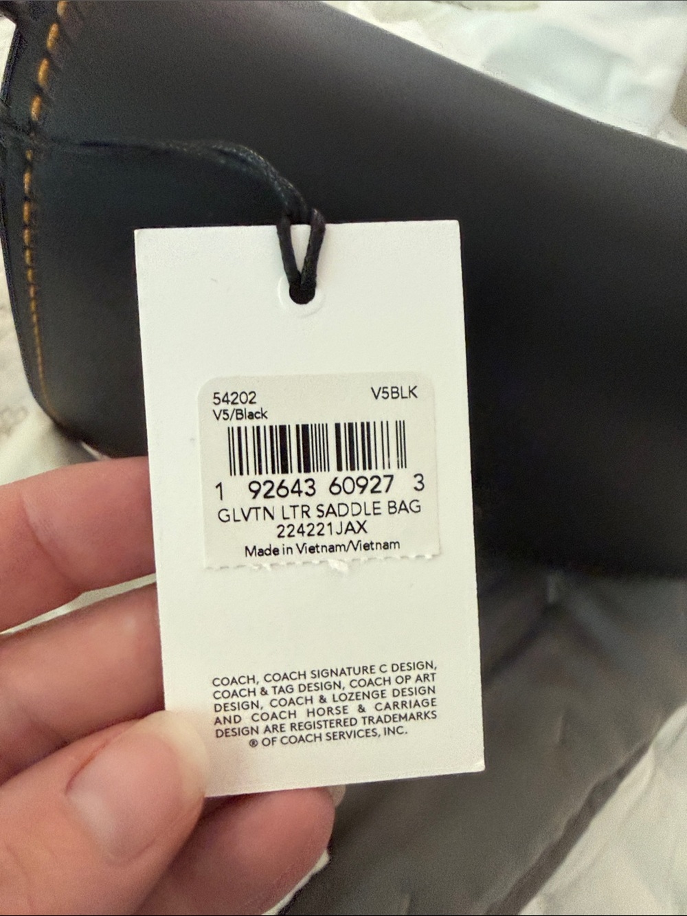 NWT Coach Saddle 23 1941 Black - Picture 5 of 11